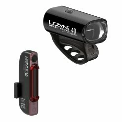 Lezyne Lighting Set Hecto 40 StVZO + Stick StVZO Black