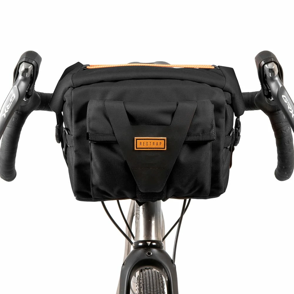 Restrap Bar Pack Handlebar Bag - Black 1 Restrap Bar Pack Handlebar Bag - Black