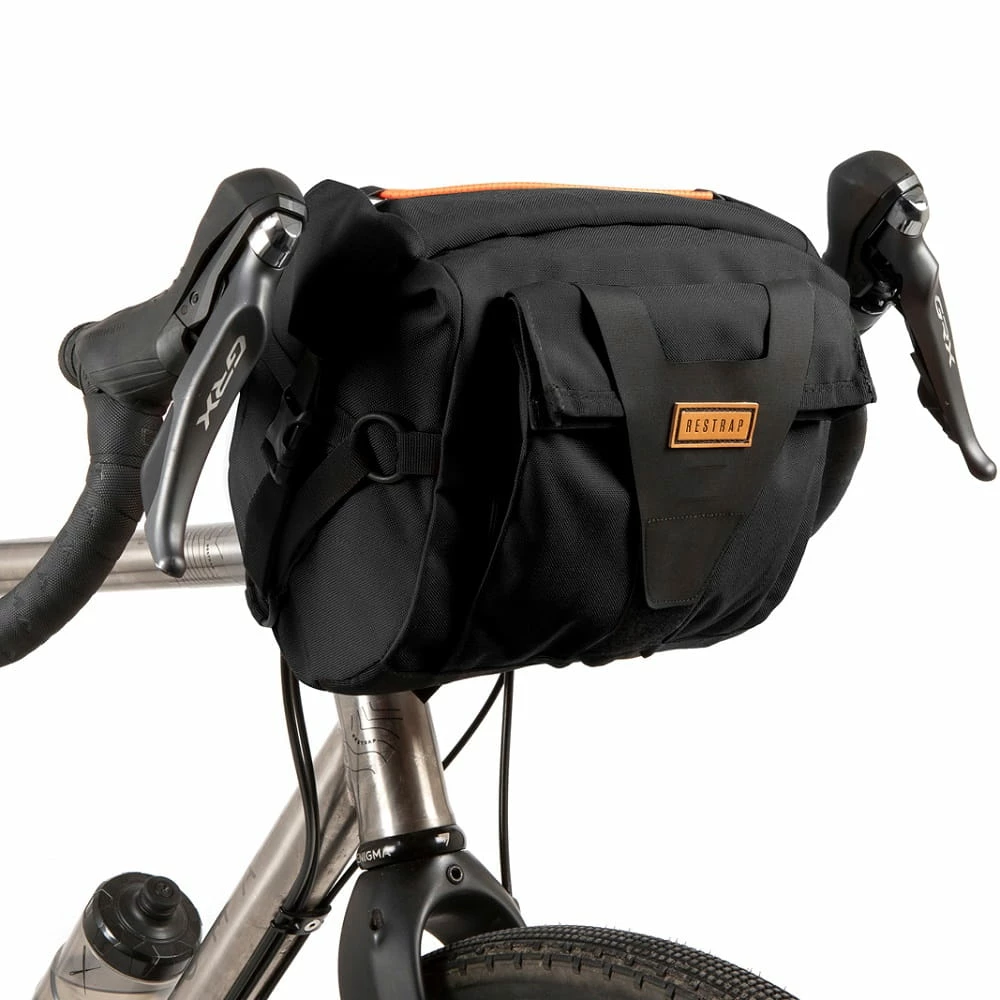 Restrap Bar Pack Handlebar Bag - Black 2 Restrap Bar Pack Handlebar Bag - Black - Image 2