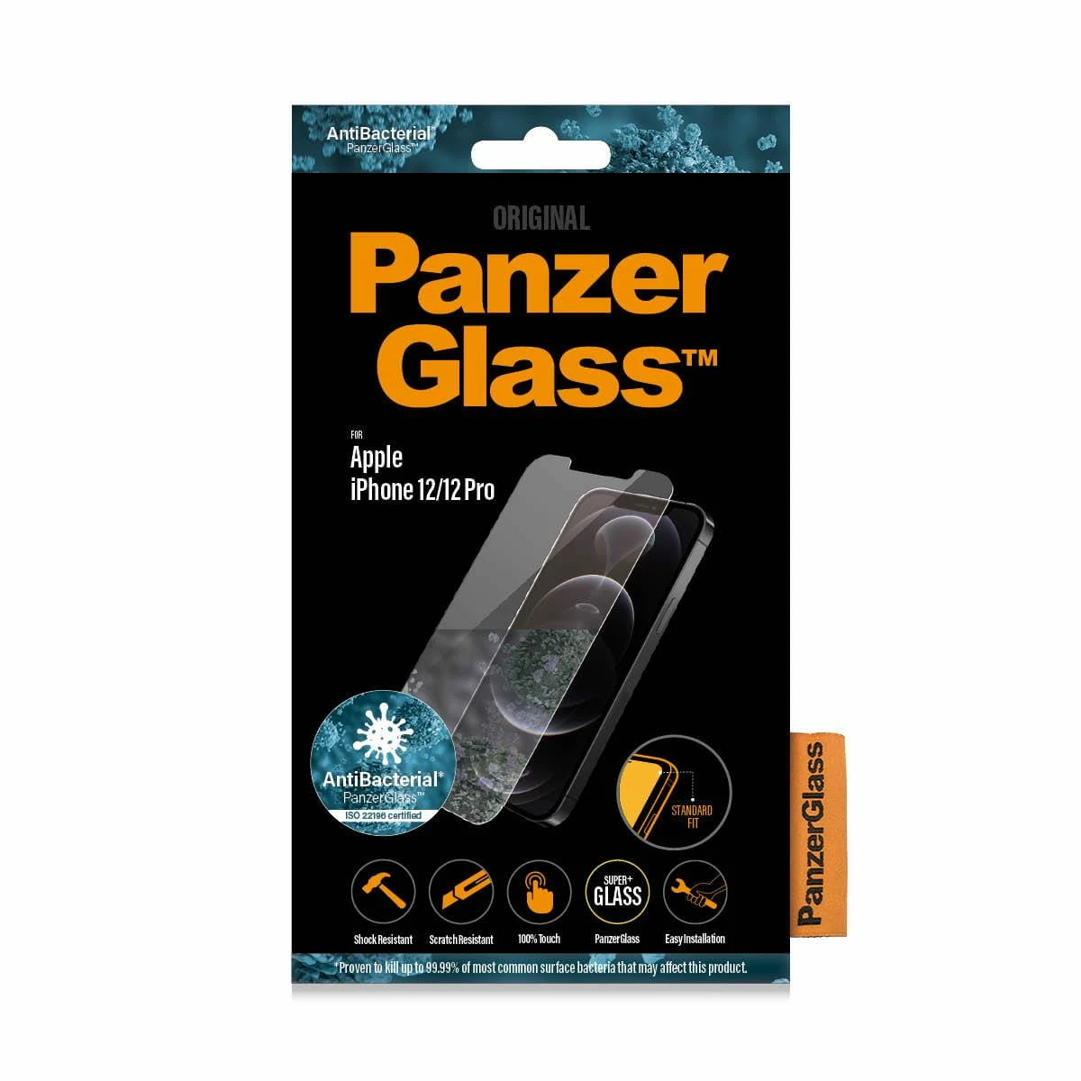 PanzerGlass Apple IPhone 12/12 Pro Antibacterial 2 PanzerGlass Apple IPhone 12/12 Pro Antibacterial - Image 2