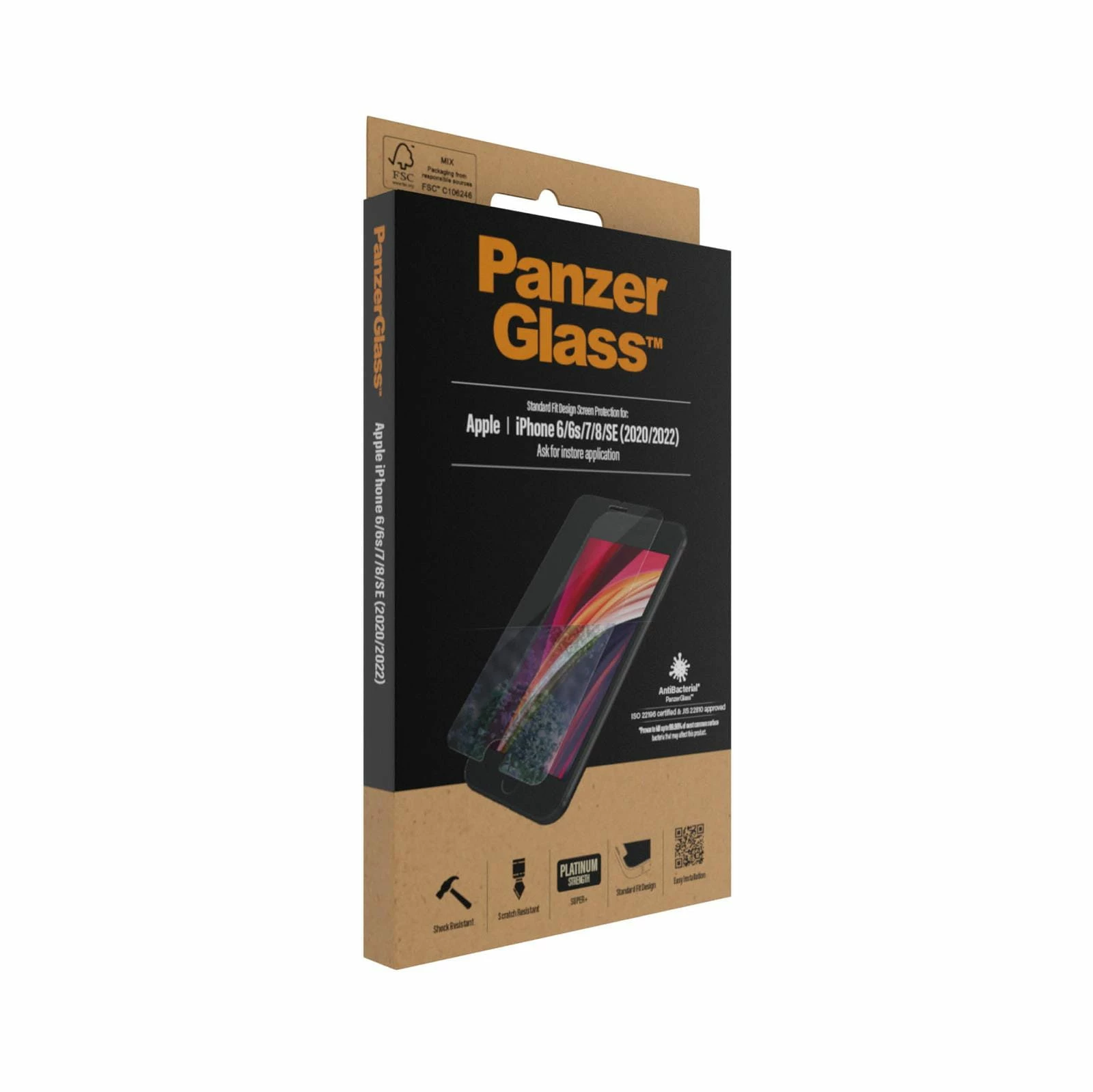 PanzerGlass Apple IPhone 6/6s/7/8/SE (2020/2022) 4 PanzerGlass Apple IPhone 6/6s/7/8/SE (2020/2022) - Image 4