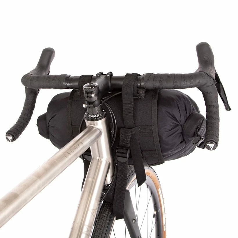 Restrap Handlebar Bag Set With Food Pouch Large - Black 5 Restrap Handlebar Bag Set With Food Pouch Large - Black - Image 5