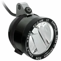 SON Edelux II Suspended LED Headlight For Hub Dynamos Black Anodized