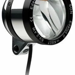 SON Edelux II LED Headlight For Hub Dynamos-silver Polished
