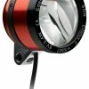 SON Edelux II LED Headlight For Hub Dynamos- Red Anodized