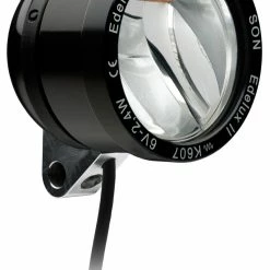 SON Edelux II LED Headlight For Hub Dynamos-black Anodized