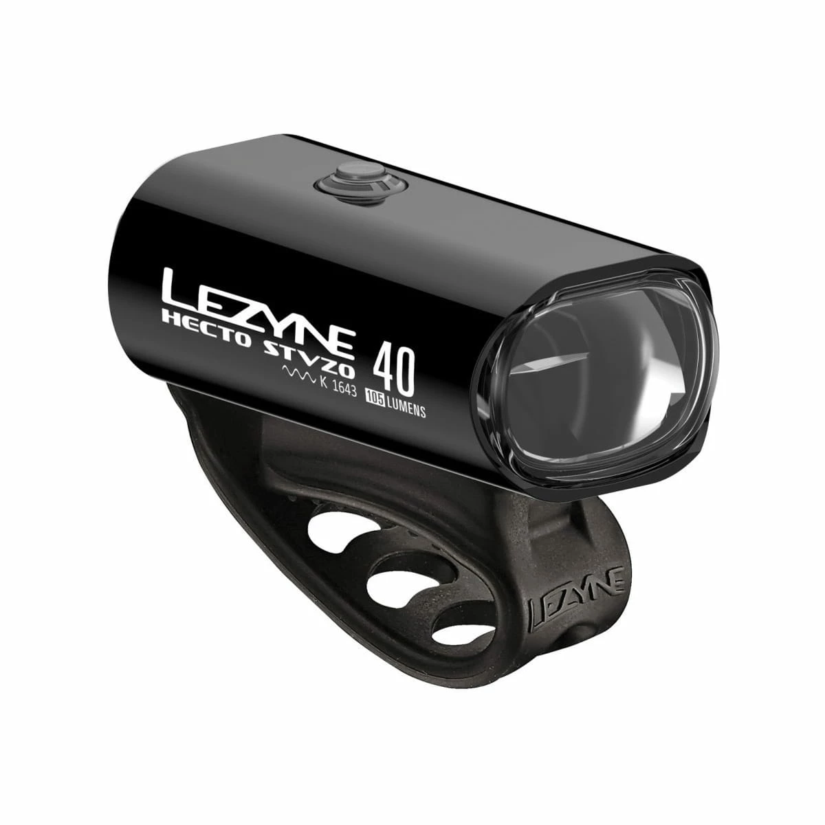 Lezyne Hecto Drive 40 StVZO Front Light - Black 1 Lezyne Hecto Drive 40 StVZO Front Light - Black
