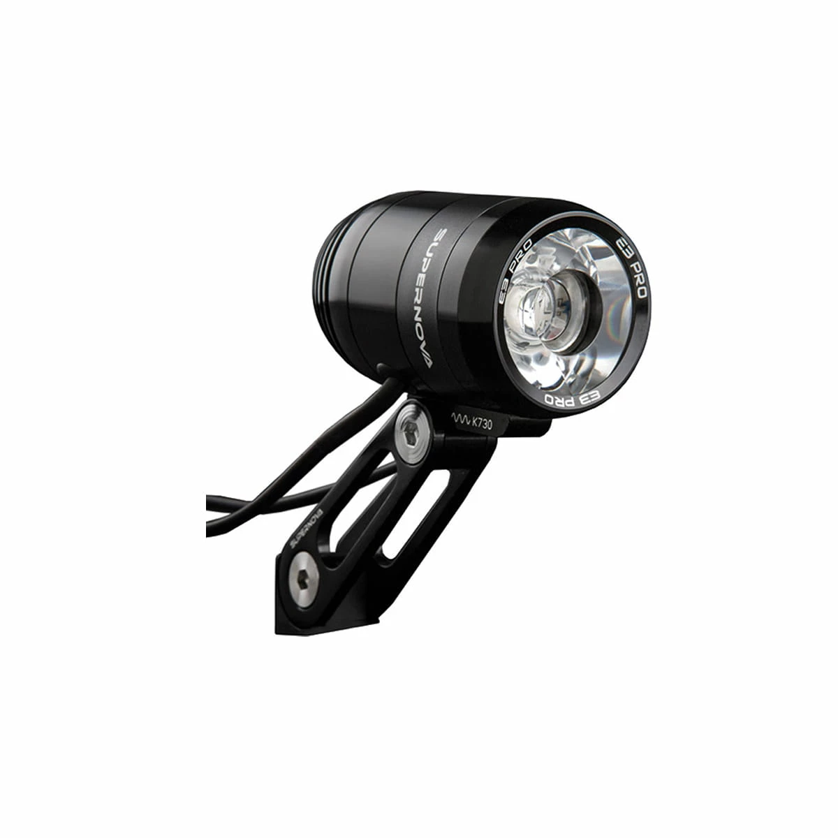 Supernova Dynamo Headlight E3 PRO 2 - Black Polished 1 Supernova Dynamo Headlight E3 PRO 2 - Black Polished
