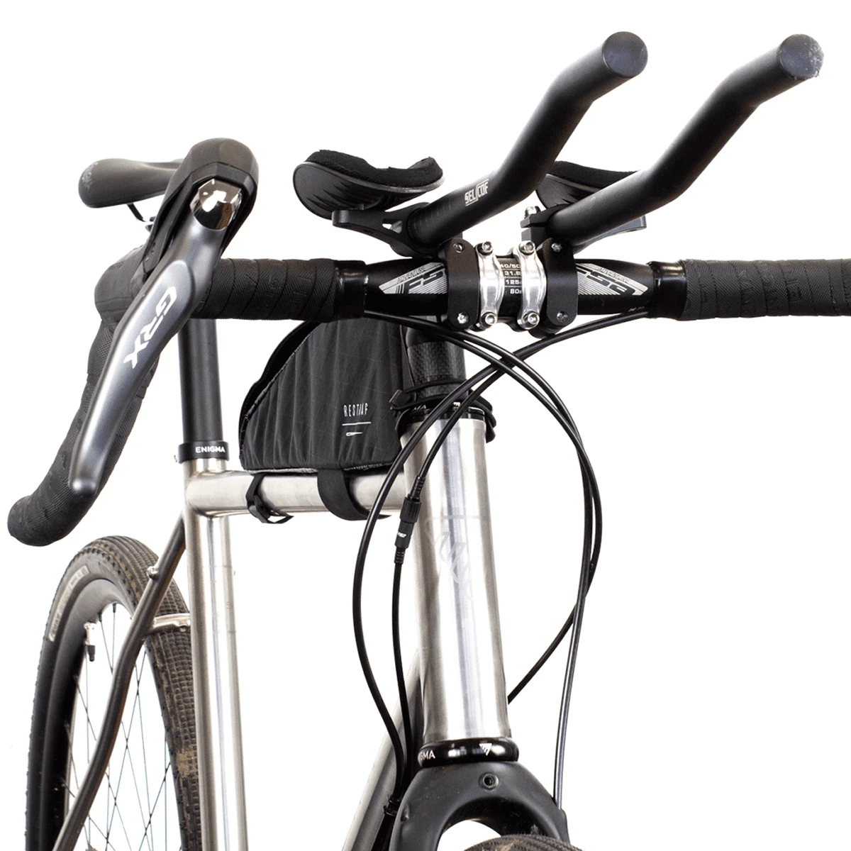 Restrap Adventure Race Top Tube Bag - Black 3 Restrap Adventure Race Top Tube Bag - Black - Image 3