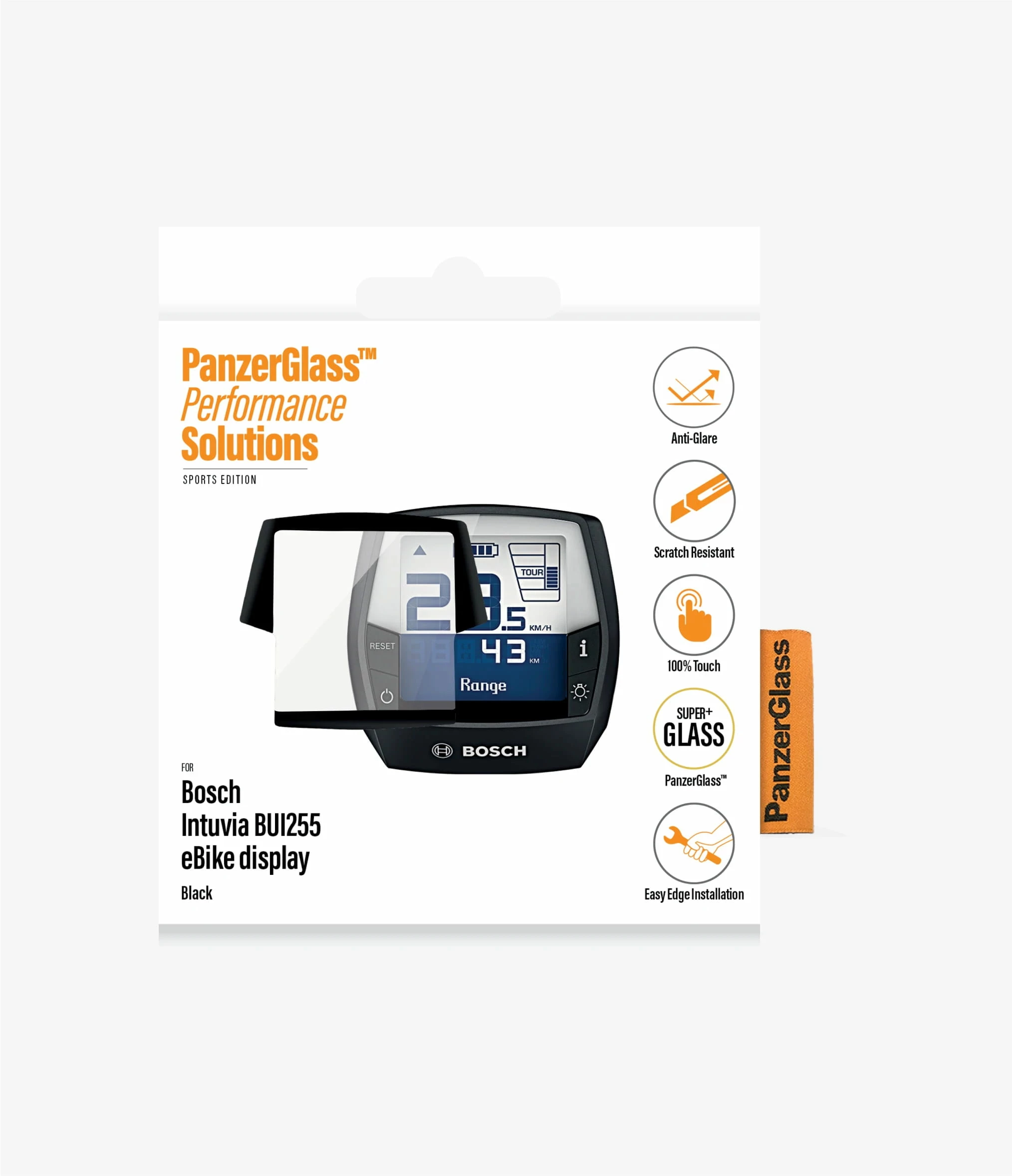 PanzerGlass Bosch Intuvia BUI 255 Anti-Glare, Black 3 PanzerGlass Bosch Intuvia BUI 255 Anti-Glare, Black - Image 3