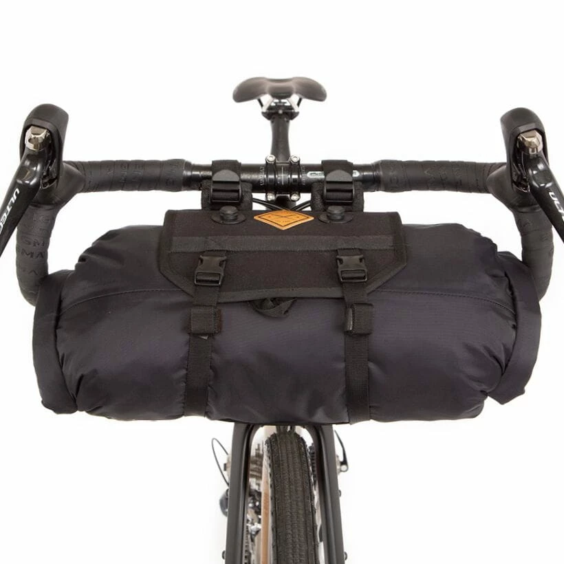 Restrap Handlebar Bag Set With Food Pouch Large - Black 2 Restrap Handlebar Bag Set With Food Pouch Large - Black - Image 2