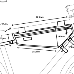 Restrap Frame Bag 11 Restrap Frame Bag -Bike Lights & Accessories Sales Shop Restrap Medium Frame Bag Size Guide 800x