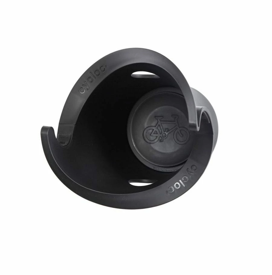 Cycloc Solo - Wheel Holder For The Wall - Black 1 Cycloc Solo - Wheel Holder For The Wall - Black