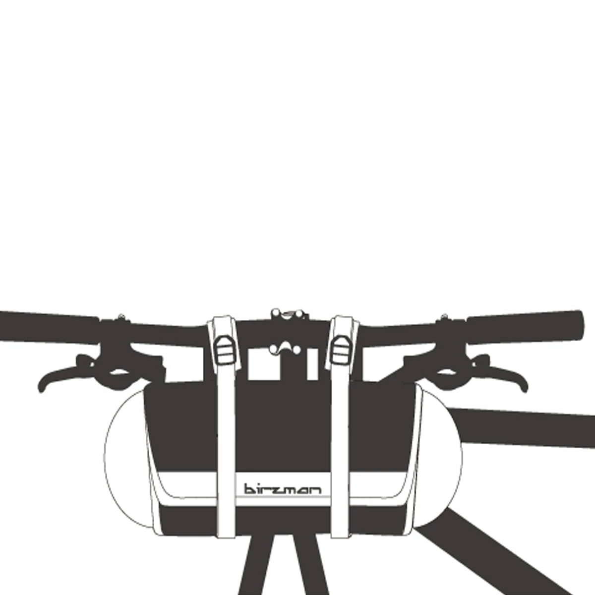 Birzman Packman Handlebar Bag - Black/Green 2 Birzman Packman Handlebar Bag - Black/Green - Image 2