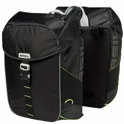 BASIL Double Bag Miles Black- 32 Liter