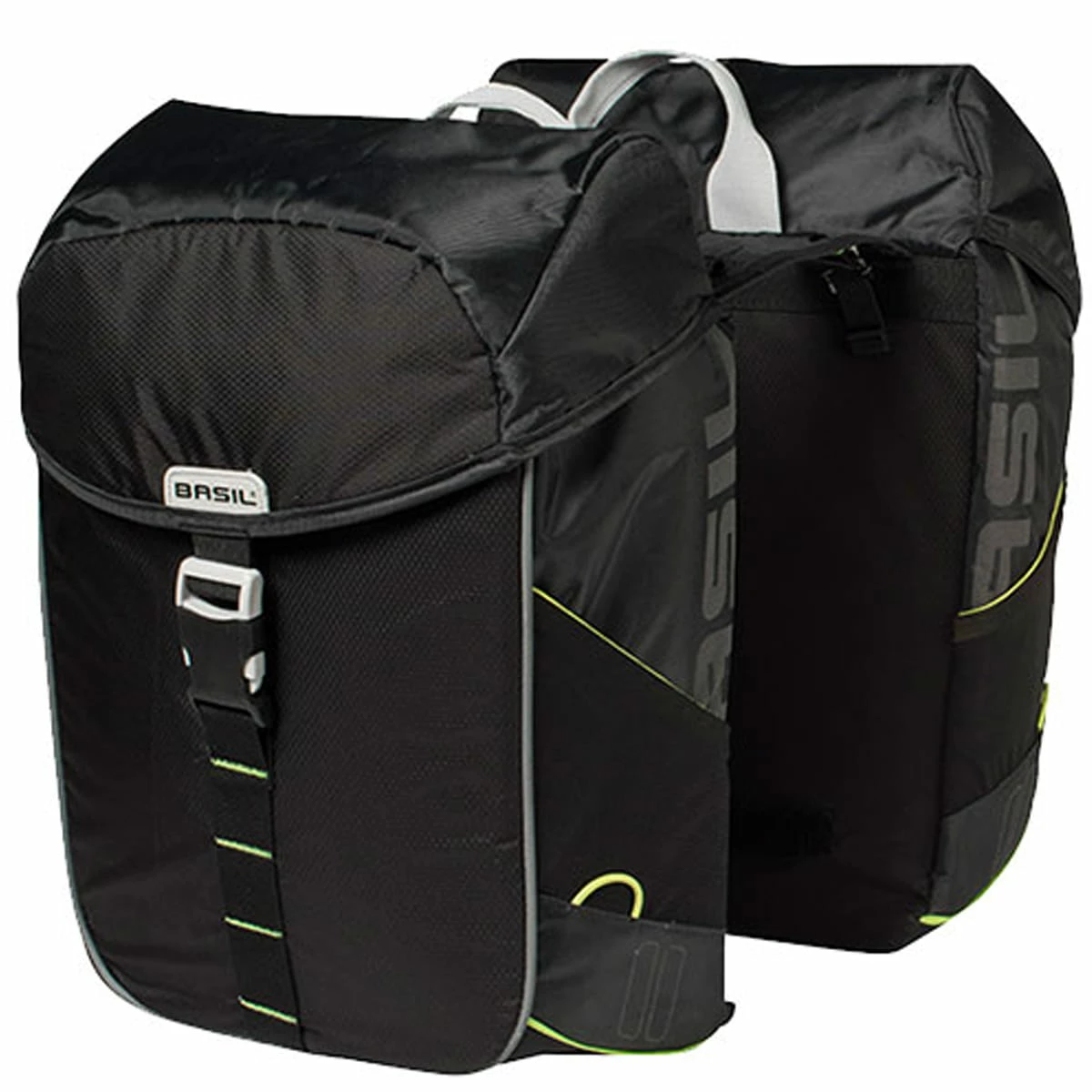 BASIL Double Bag Miles Black- 32 Liter 1 BASIL Double Bag Miles Black- 32 Liter