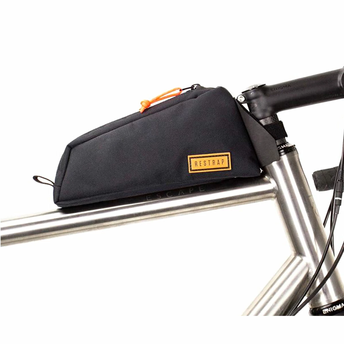 Restrap Bolt-On Top Tube Bag - Black 1 Restrap Bolt-On Top Tube Bag - Black