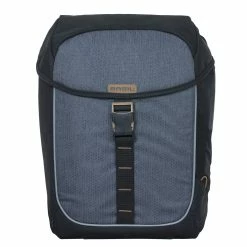 BASIL Double Bag Miles Black/grey - 34 Litres -Bike Lights & Accessories Sales Shop basil miles double bag 34 l schwarz grau 2