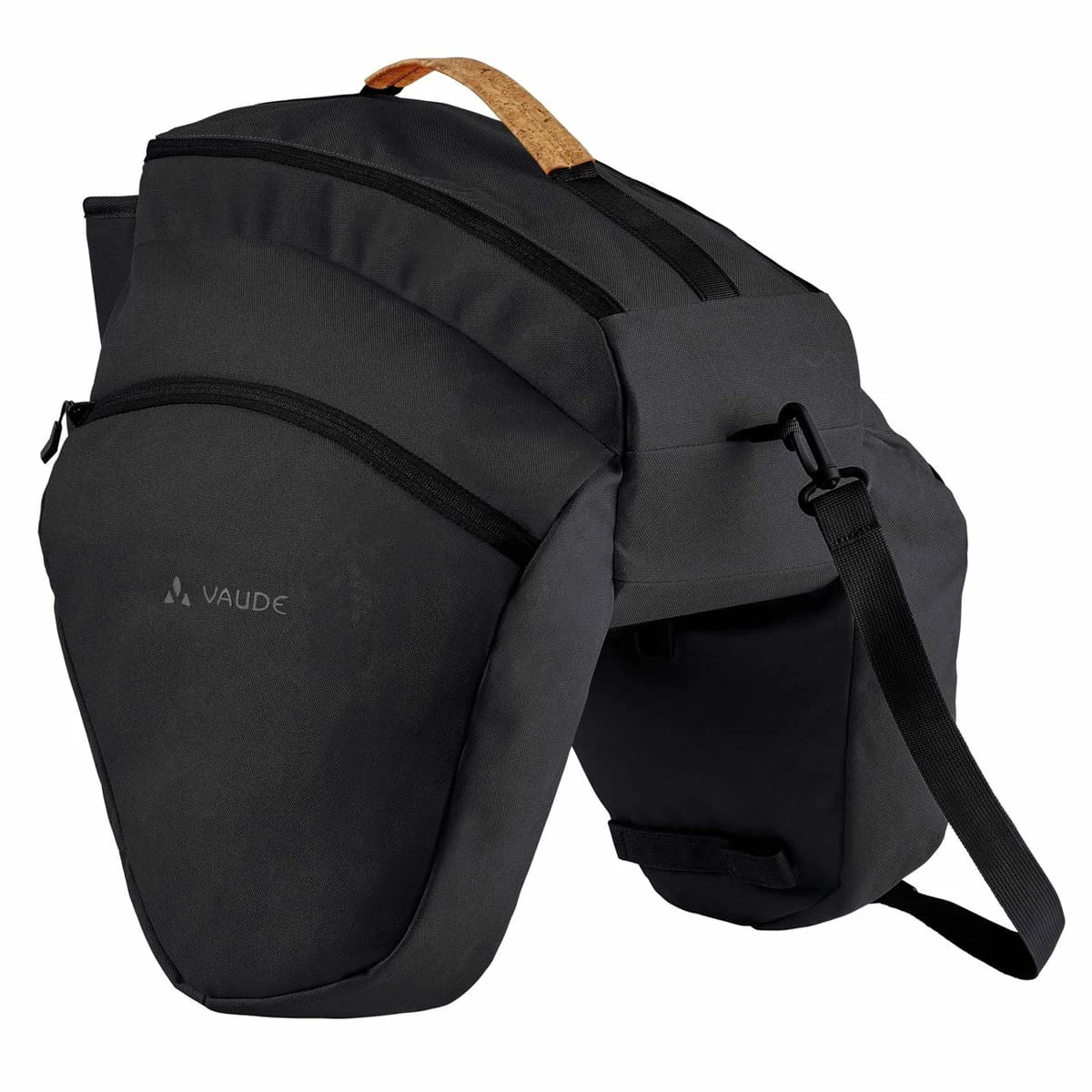 VAUDE ESilkroad Plus Pannier - Black 2 VAUDE ESilkroad Plus Pannier - Black - Image 2