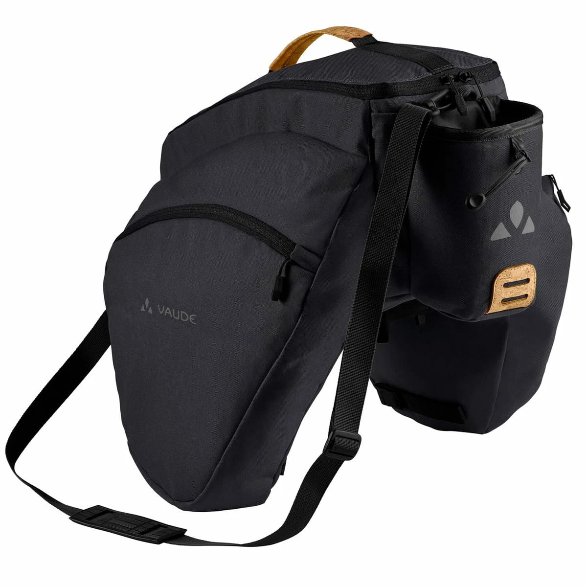 VAUDE ESilkroad Plus Pannier - Black 1 VAUDE ESilkroad Plus Pannier - Black