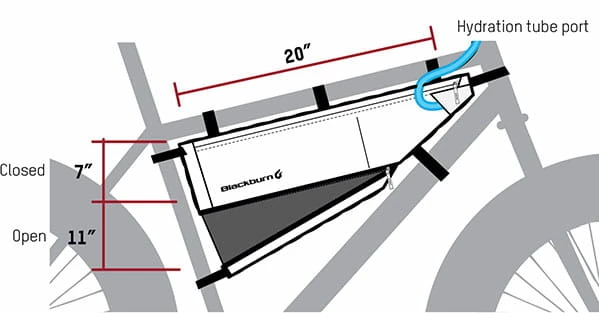 Blackburn Outpost Frame Bag - Large 3 Blackburn Outpost Frame Bag - Large - Image 3
