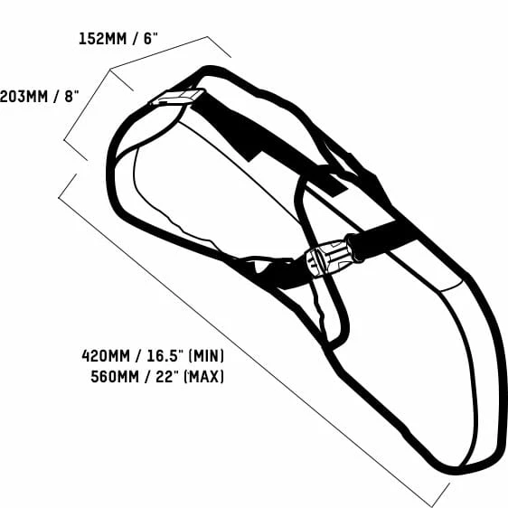 Blackburn Outpost Saddle Bag With Drybag 3 Blackburn Outpost Saddle Bag With Drybag - Image 3