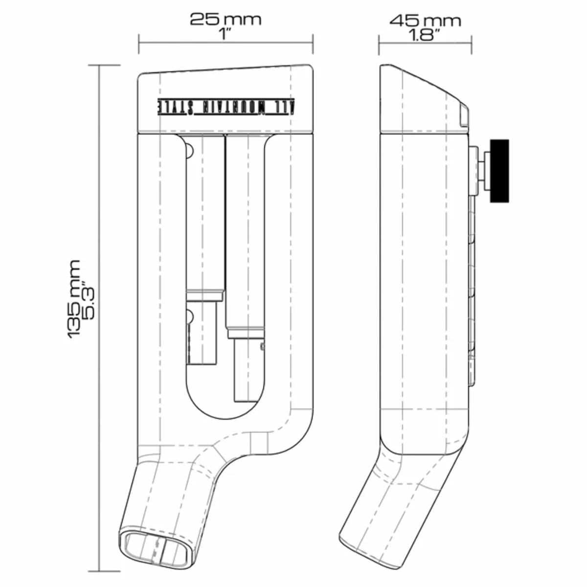 AMS - All Mountain Style Pedal Stand - Kickstand Black 6 AMS - All Mountain Style Pedal Stand - Kickstand Black - Image 6