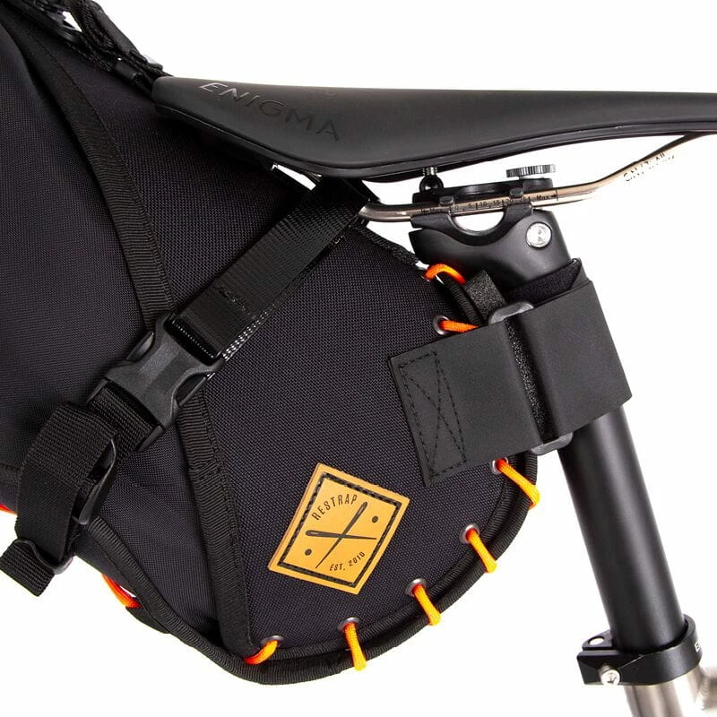 Restrap Saddle Bag With Drybag 8 L - Orange 2 Restrap Saddle Bag With Drybag 8 L - Orange - Image 2