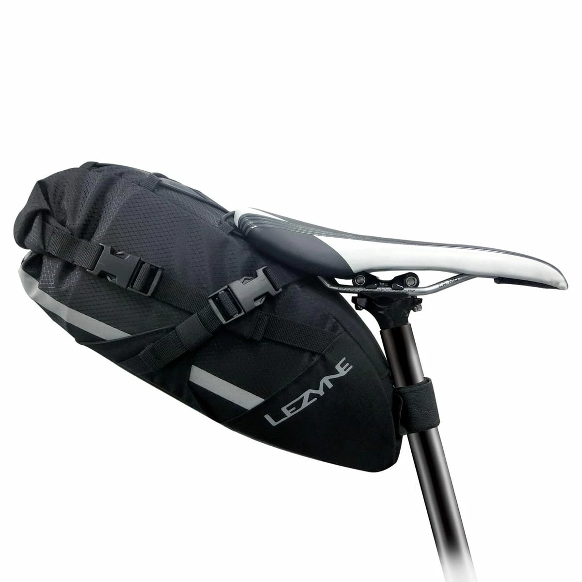 Lezyne XL Caddy Saddle Bag - Black 2 Lezyne XL Caddy Saddle Bag - Black - Image 2
